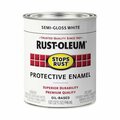 Rust-Oleum STOPS RUST ENAM SG WT 353584